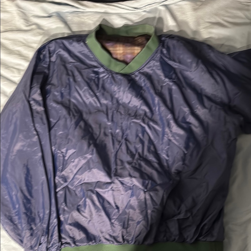 Men's Purple and Green Jacket